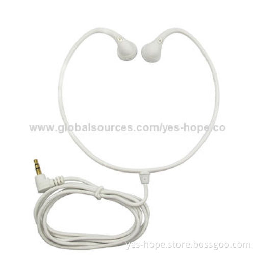 Wired neck band headset